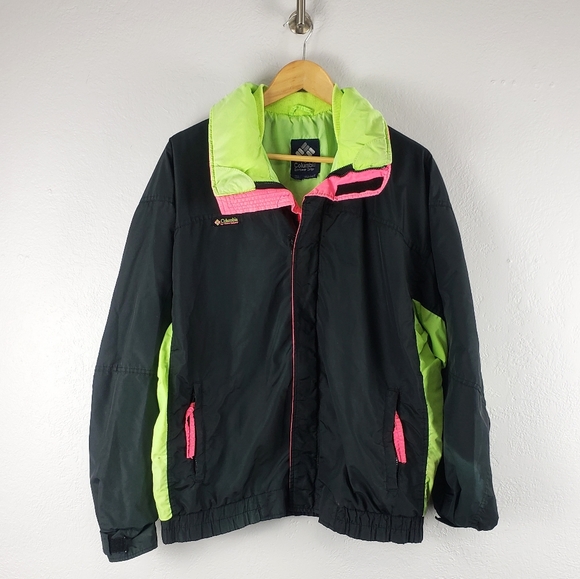 Columbia Other - Vintage 90s Neon Retro Columbia Coat